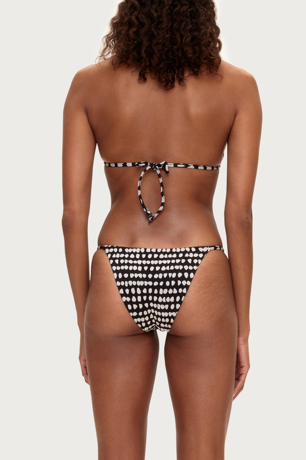 Textured String Brief - Spot