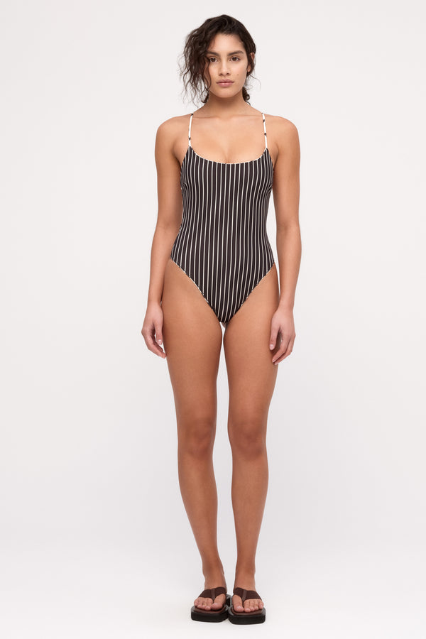 Reversible One Piece - Cream Flower
