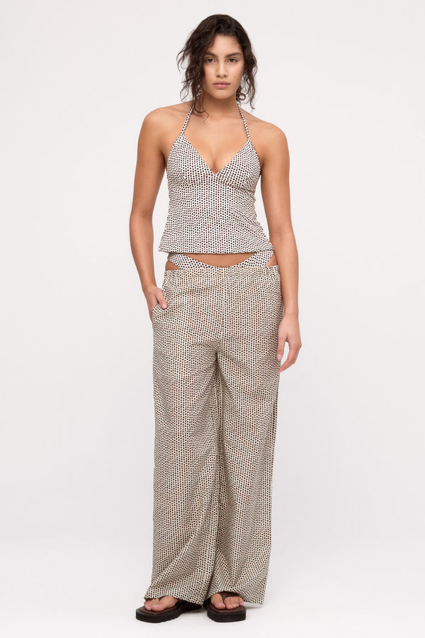 Halter Tank Top - Natural Spot