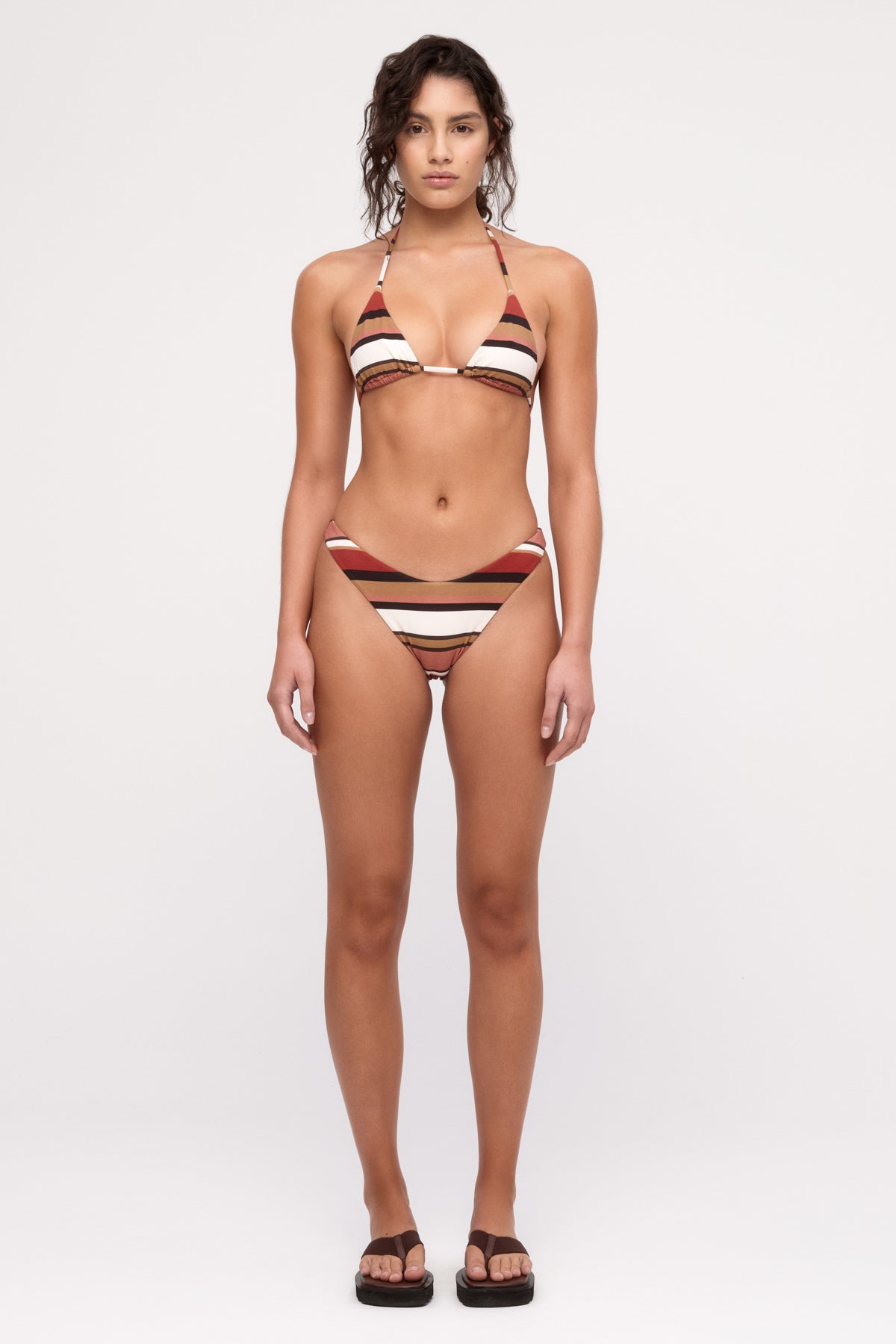Tie Triangle Top - Earth Stripe