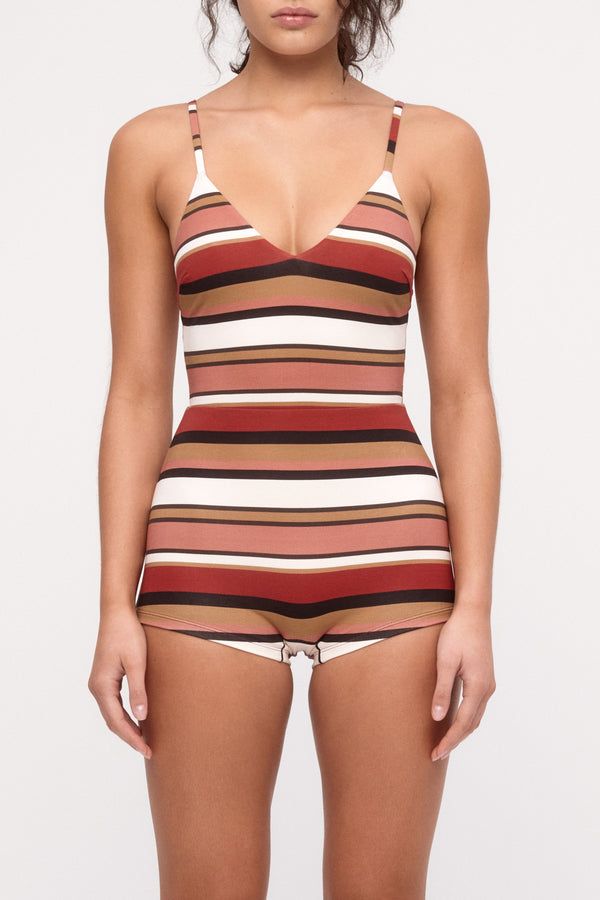 Bodysuit - Earth Stripe