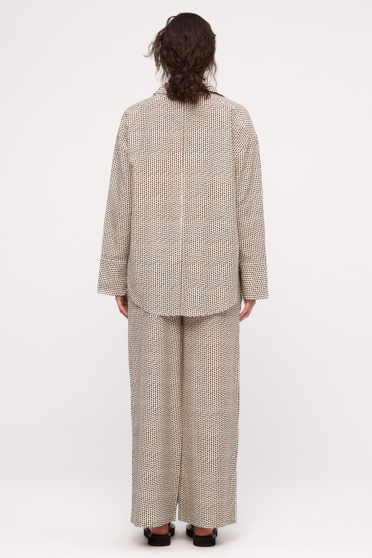 Cotton Silk Pant - Natural Spot
