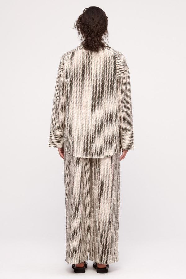 Cotton Silk Pant - Natural Spot