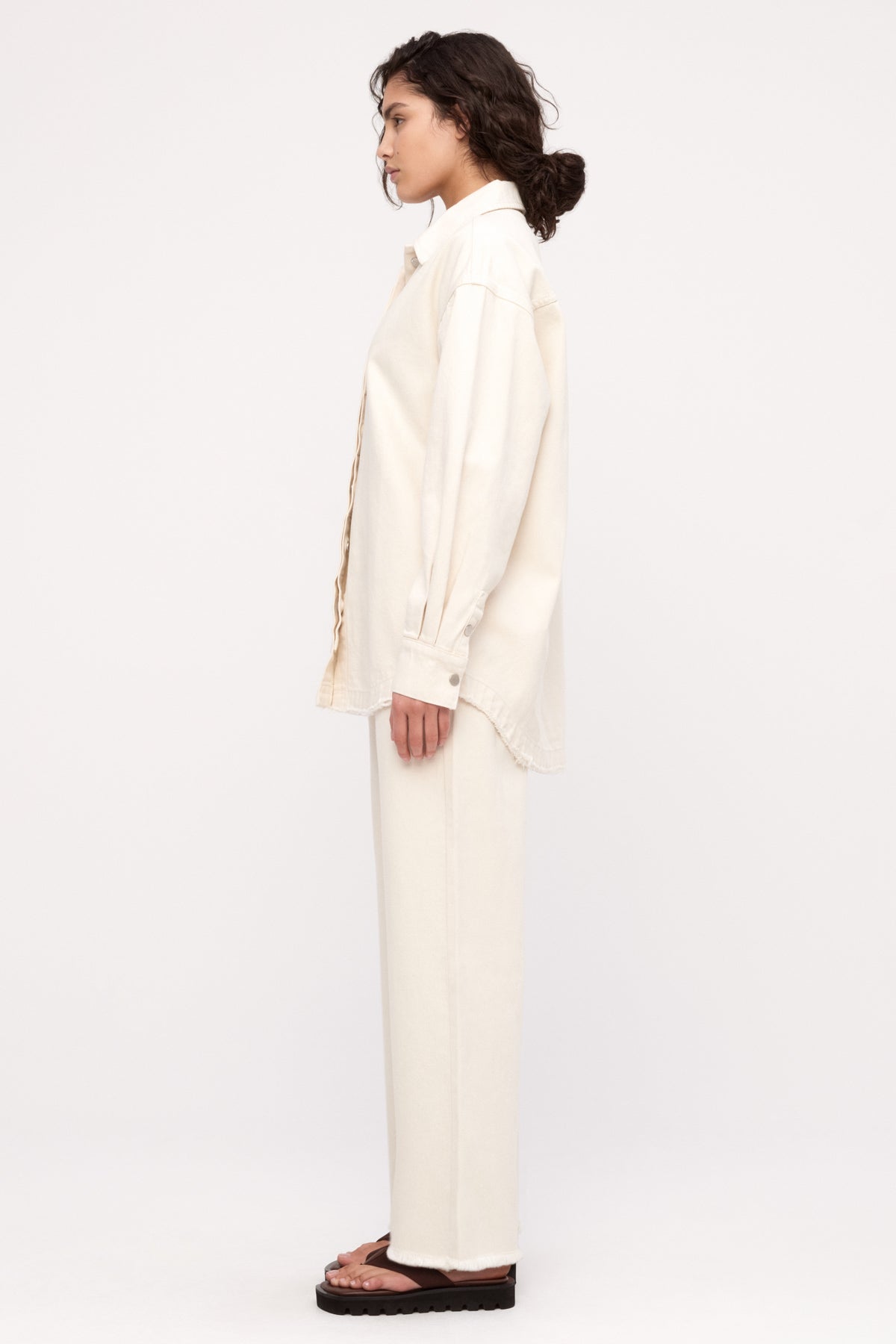 Organic Mid Rise Jean - Coconut