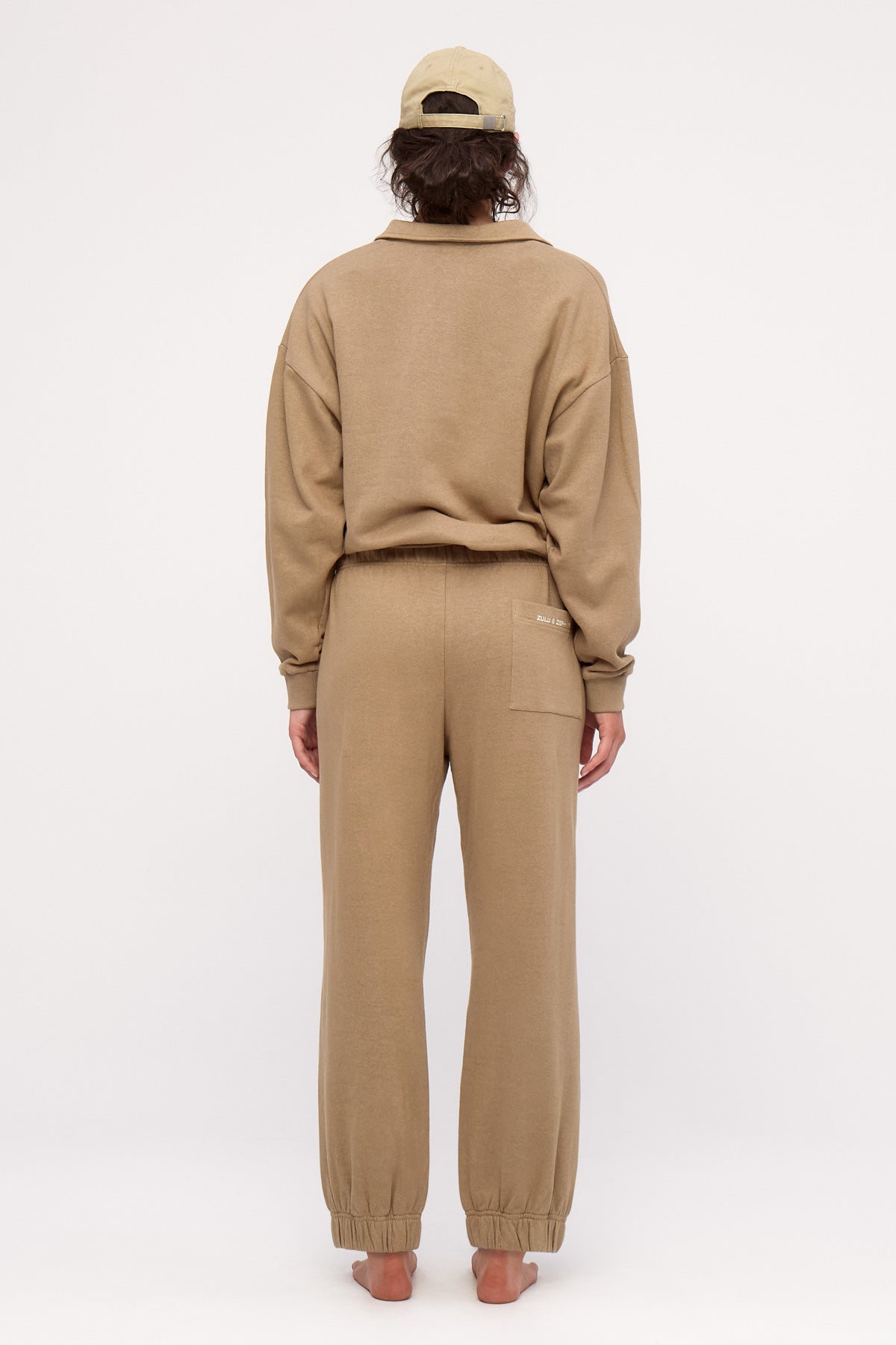 Collared Sport Sweatshirt - Olive