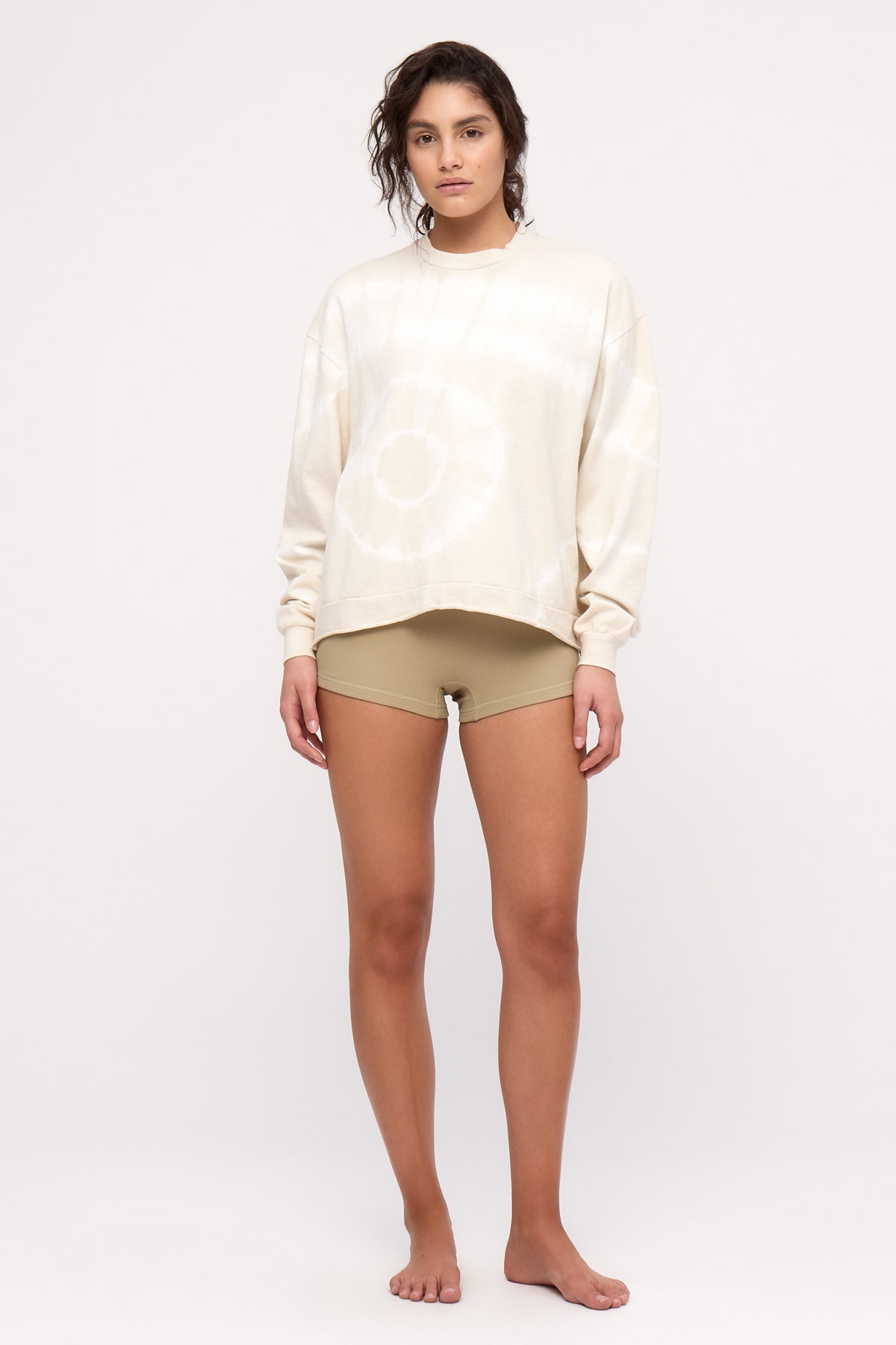 Tie Dye Sweatshirt - Natural Tie Dye