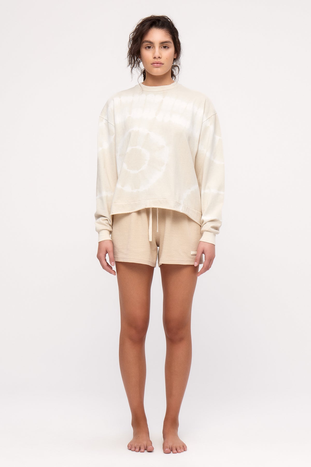 Tie Dye Sweatshirt - Natural Tie Dye