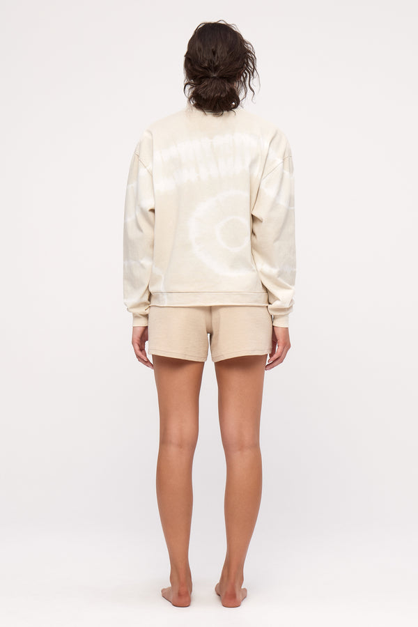 Tie Dye Sweatshirt - Natural Tie Dye