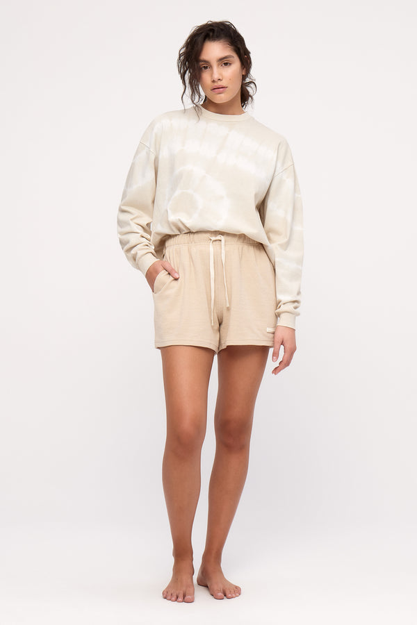 Waffle Sport Shorts - Natural