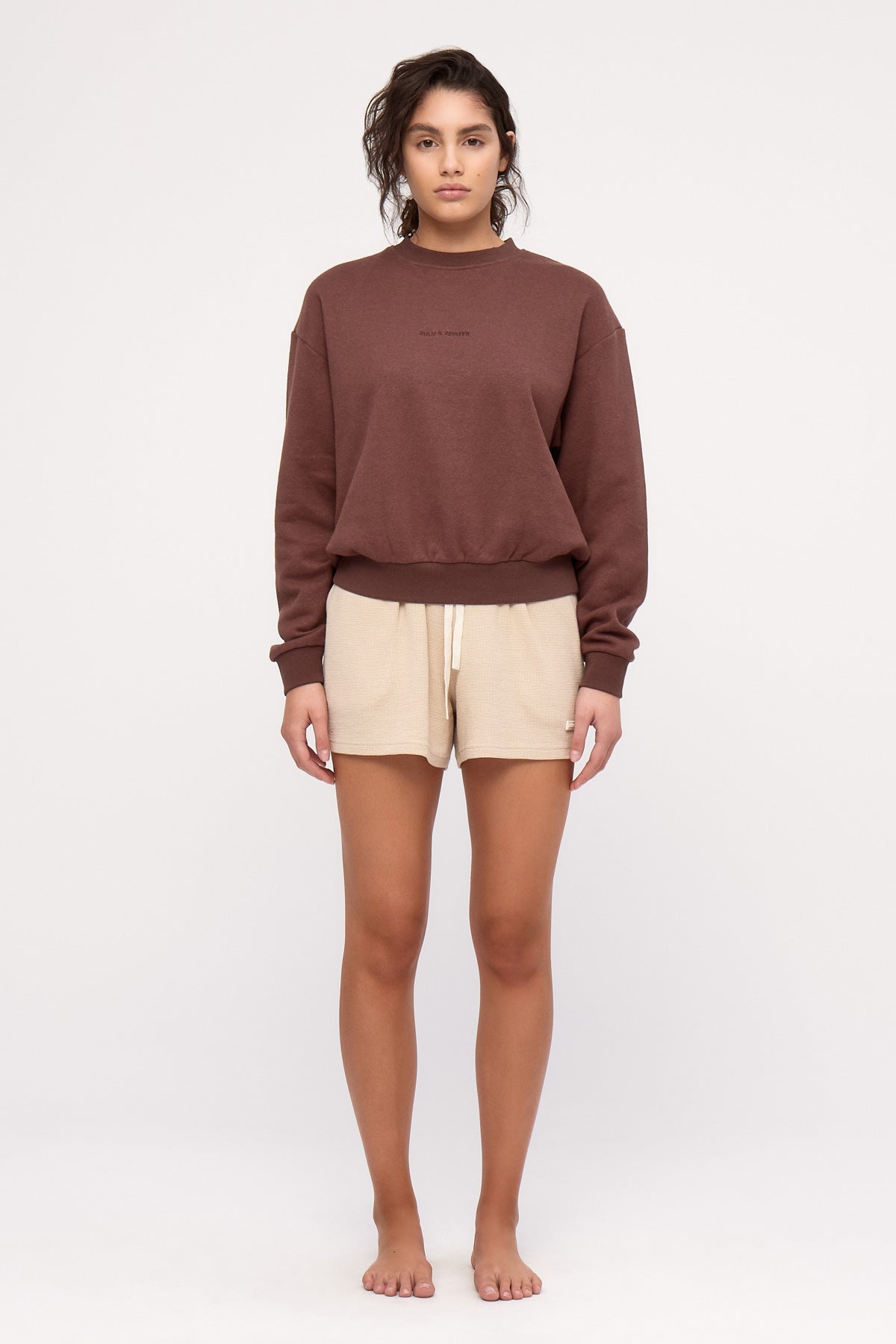 Fleece Sport Sweatshirt - Carob