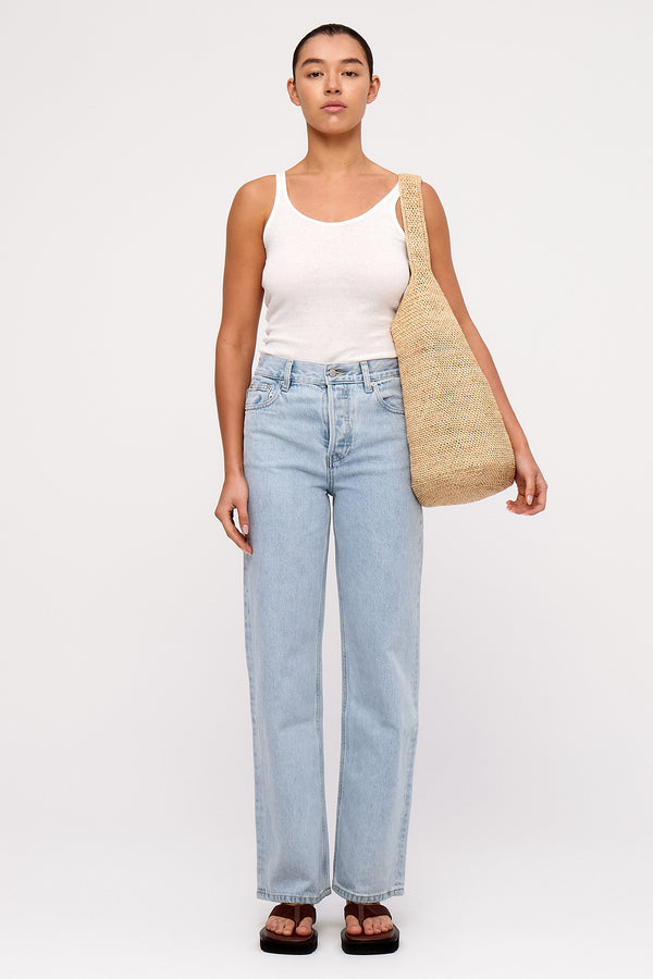 Raffia Bucket Bag - Natural