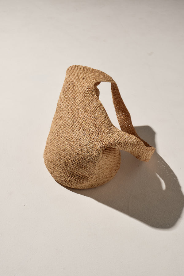 Raffia Bucket Bag - Natural