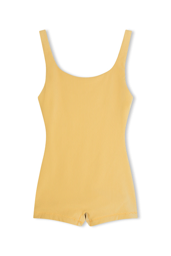 Signature Stripe Bodysuit - Marigold