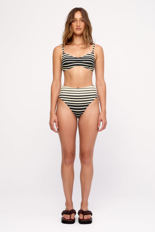 Bralette Top - Ombre Stripe