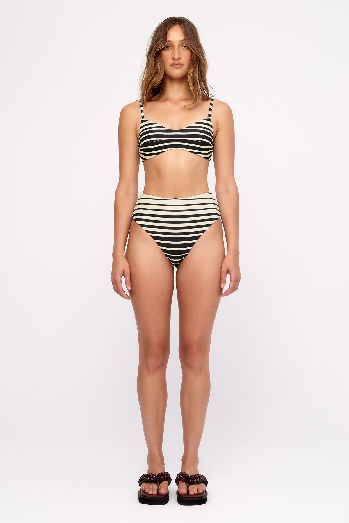 High Full Brief - Ombre Stripe