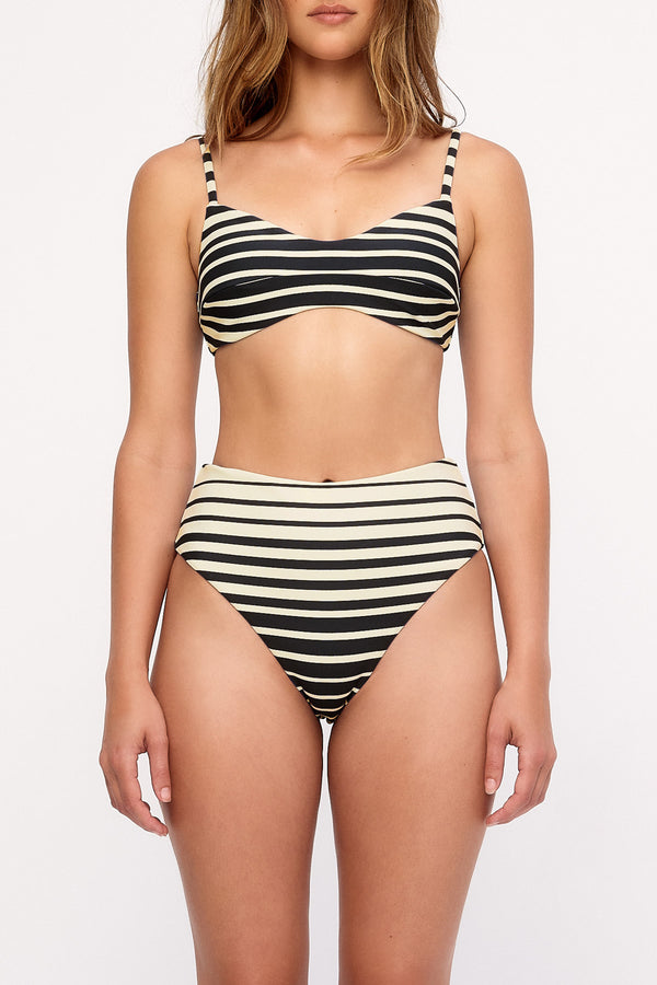 High Full Brief - Ombre Stripe