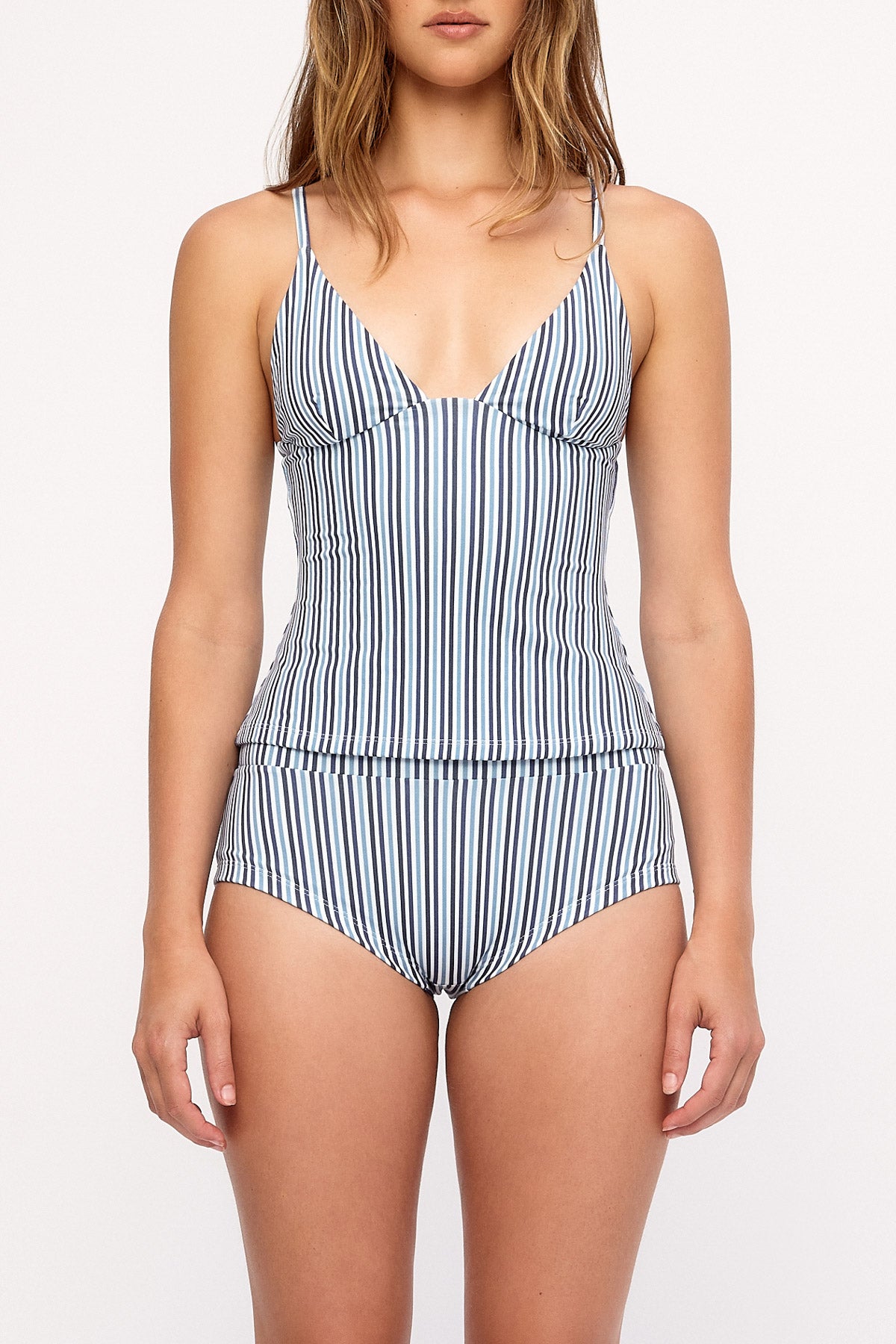 Tank Top - Blue Pin Stripe
