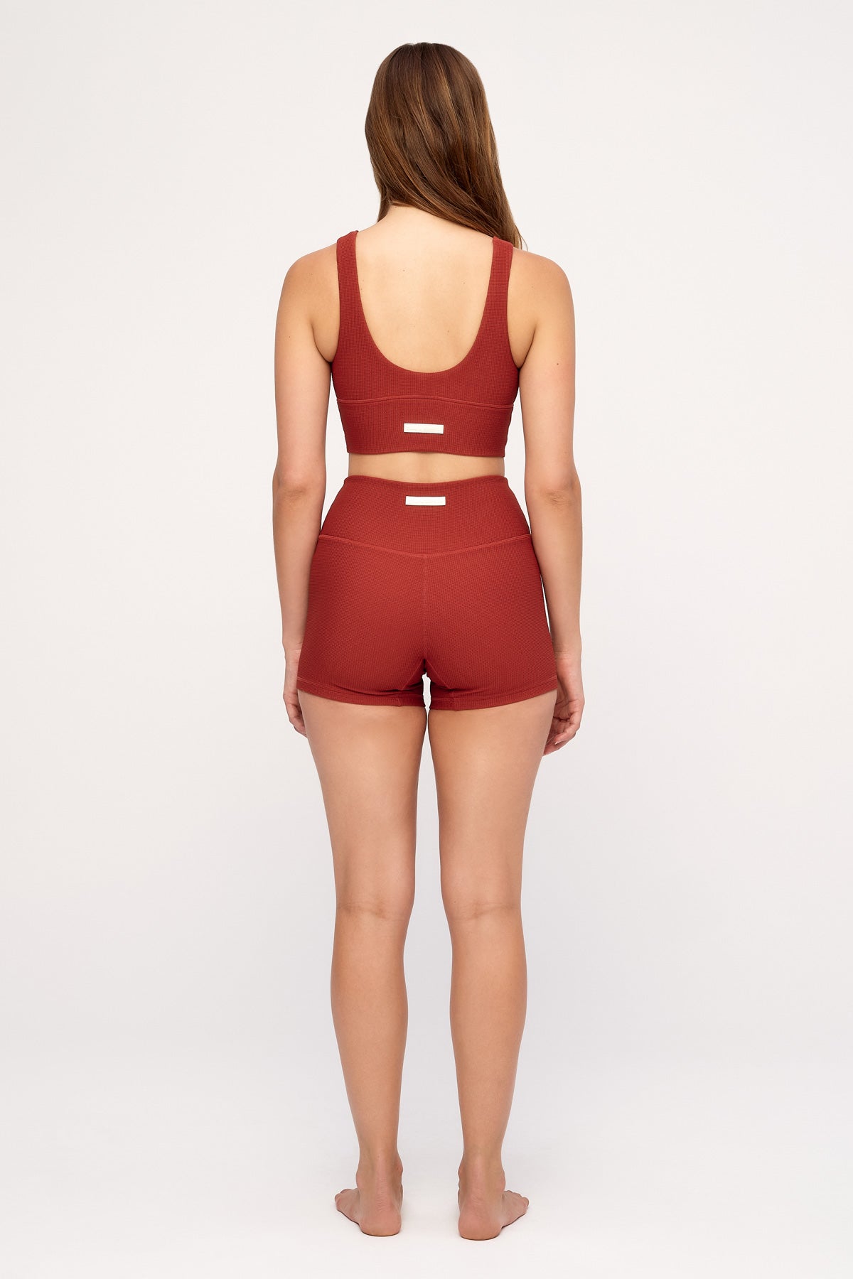4 Inch Bike Short - Red Waffle
