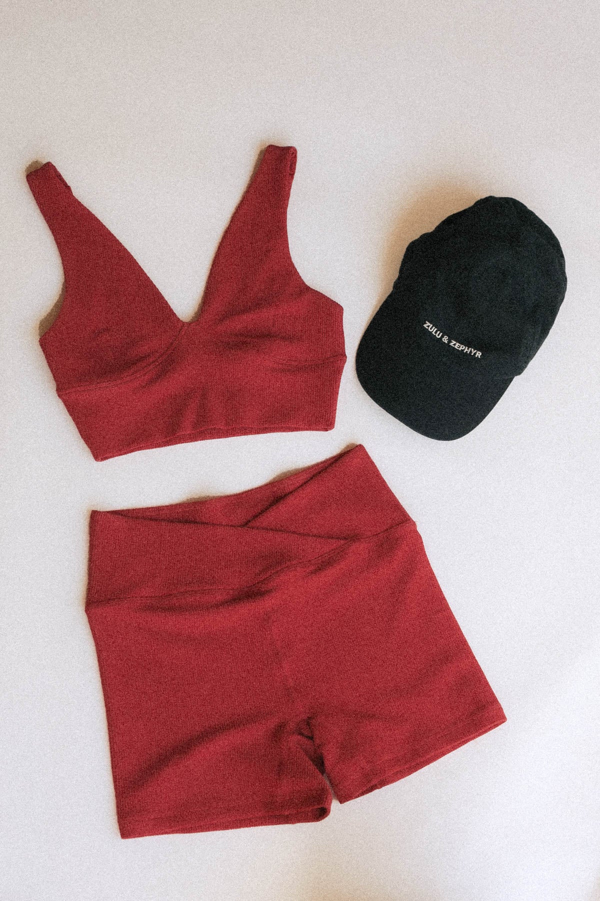 4 Inch Bike Short - Red Waffle