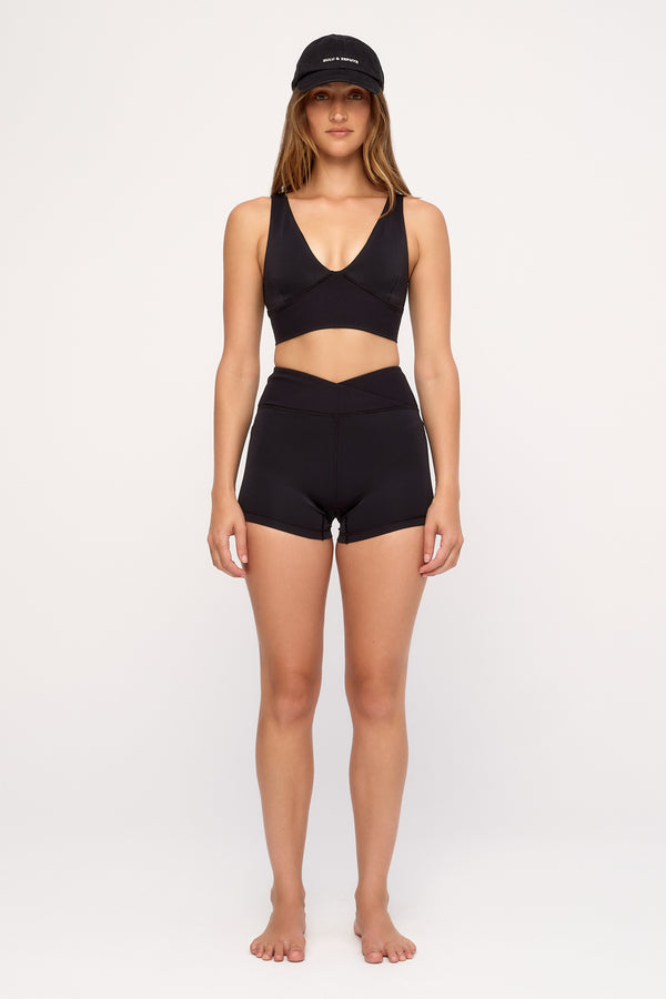 Crop Top - Black Tonal