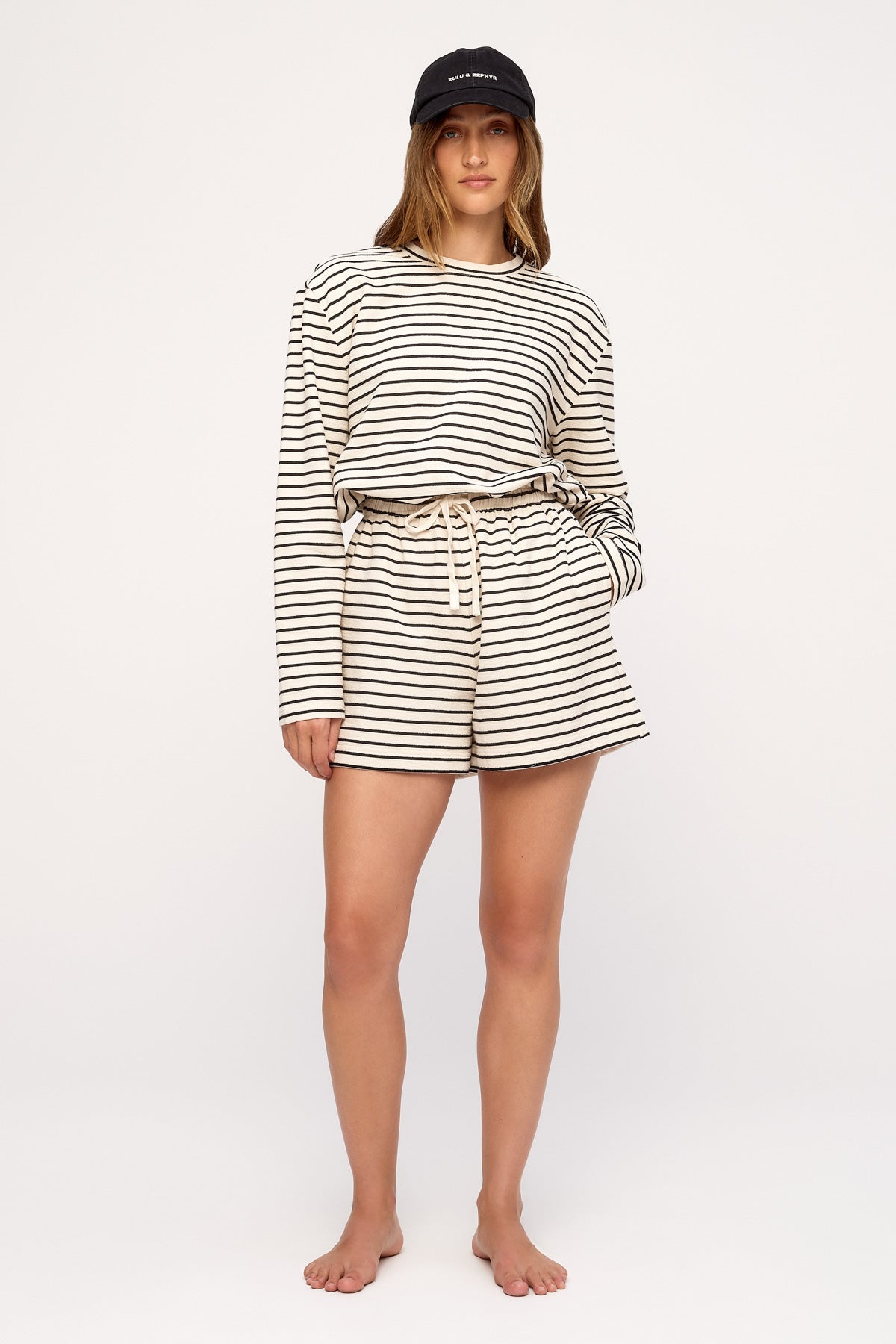 Jersey Sport Short - Black Stripe