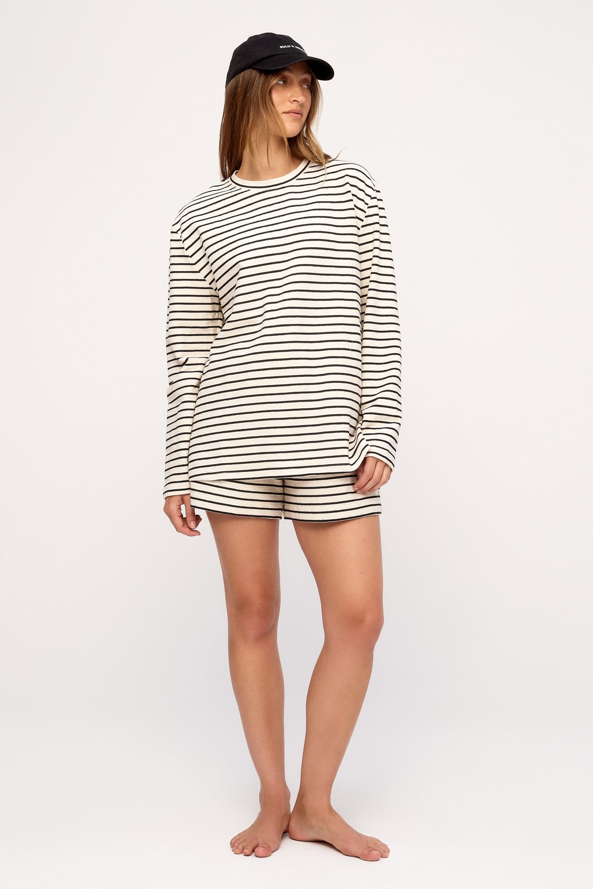 Jersey Sport Short - Black Stripe