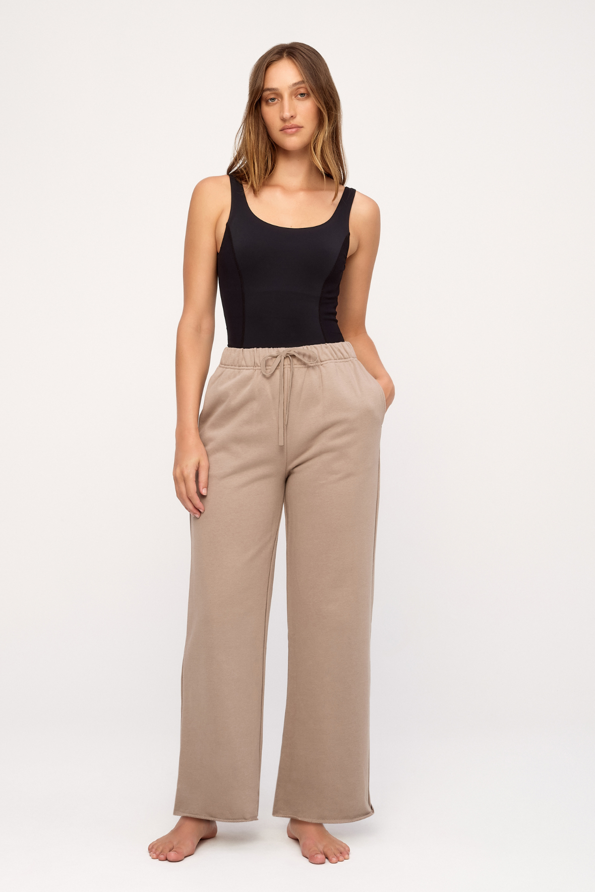 Terry Sport Sweat Pant - Stone