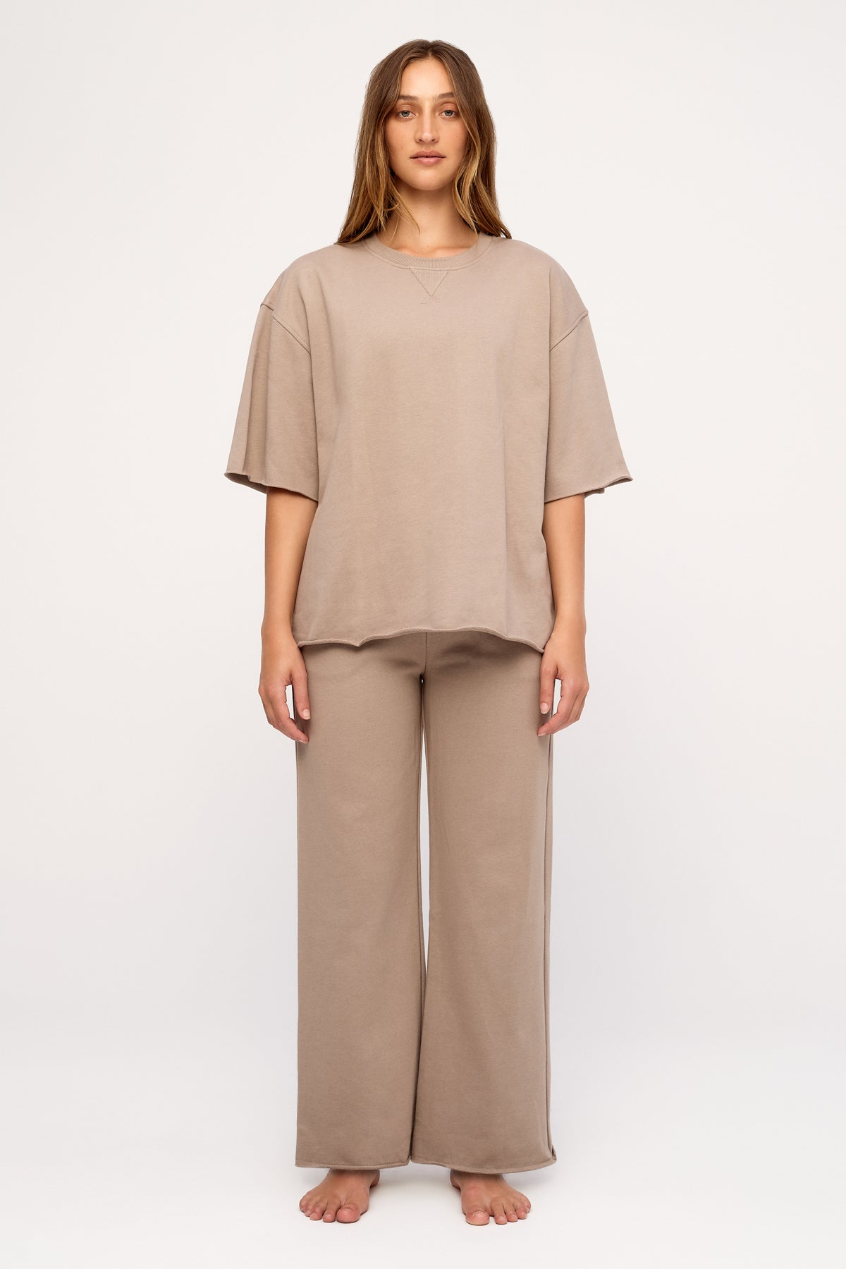 Terry Sport Tee - Stone