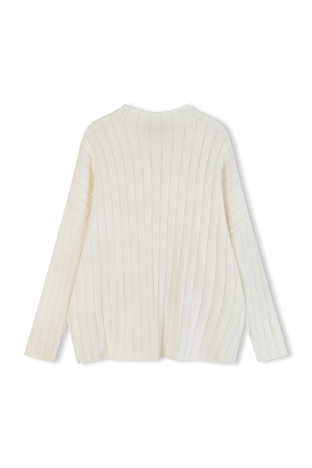 Rib Knit Jumper - Cream