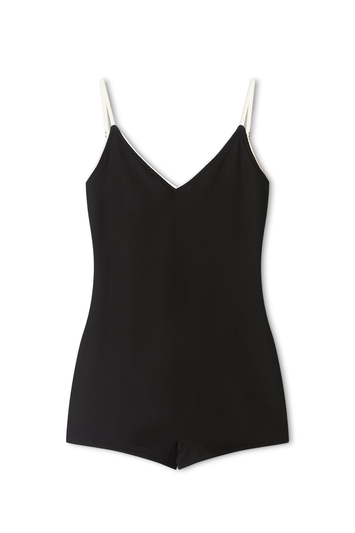Crinkle Bodysuit - Black