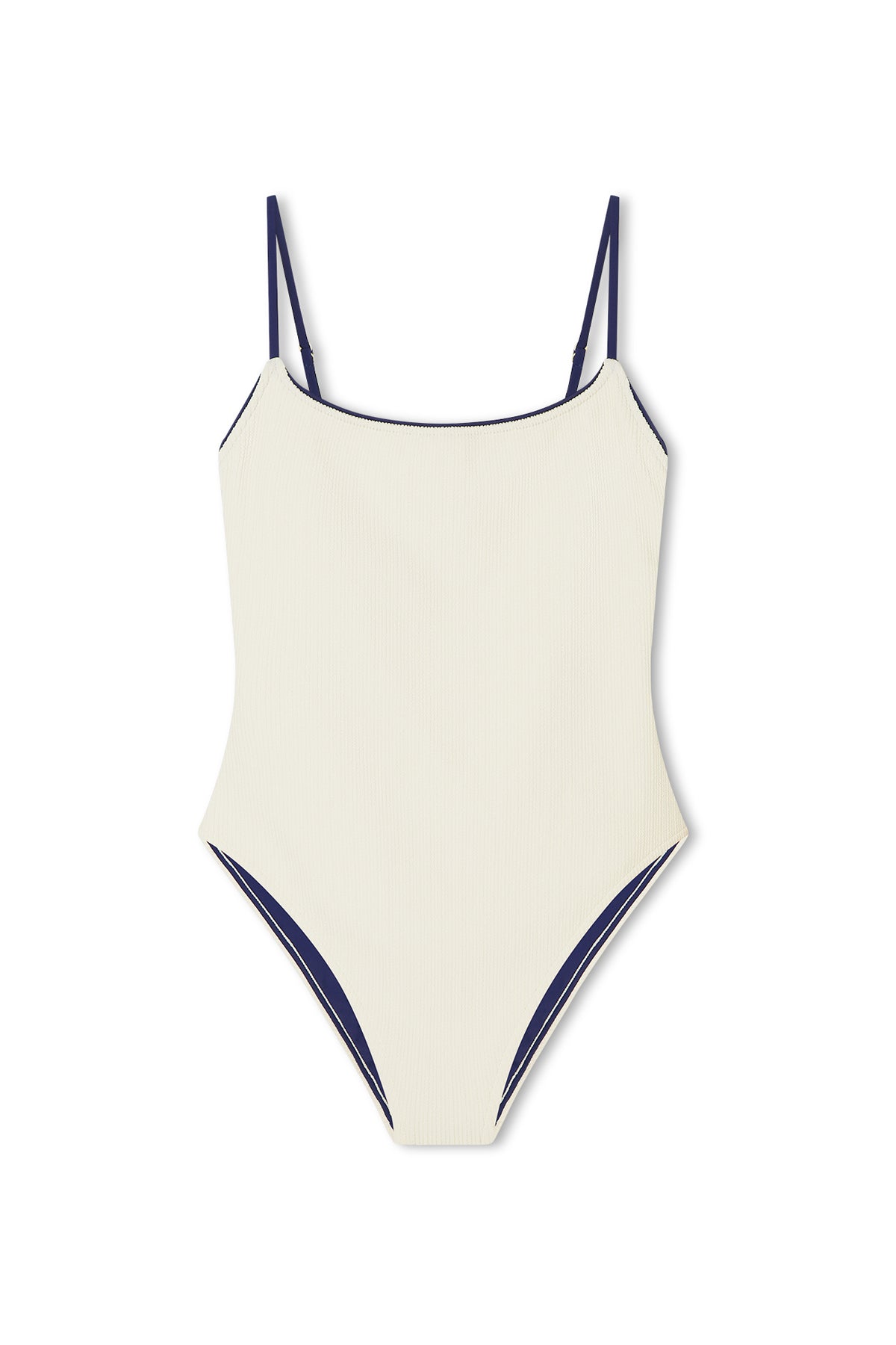 Crinkle Simple One Piece - Coconut
