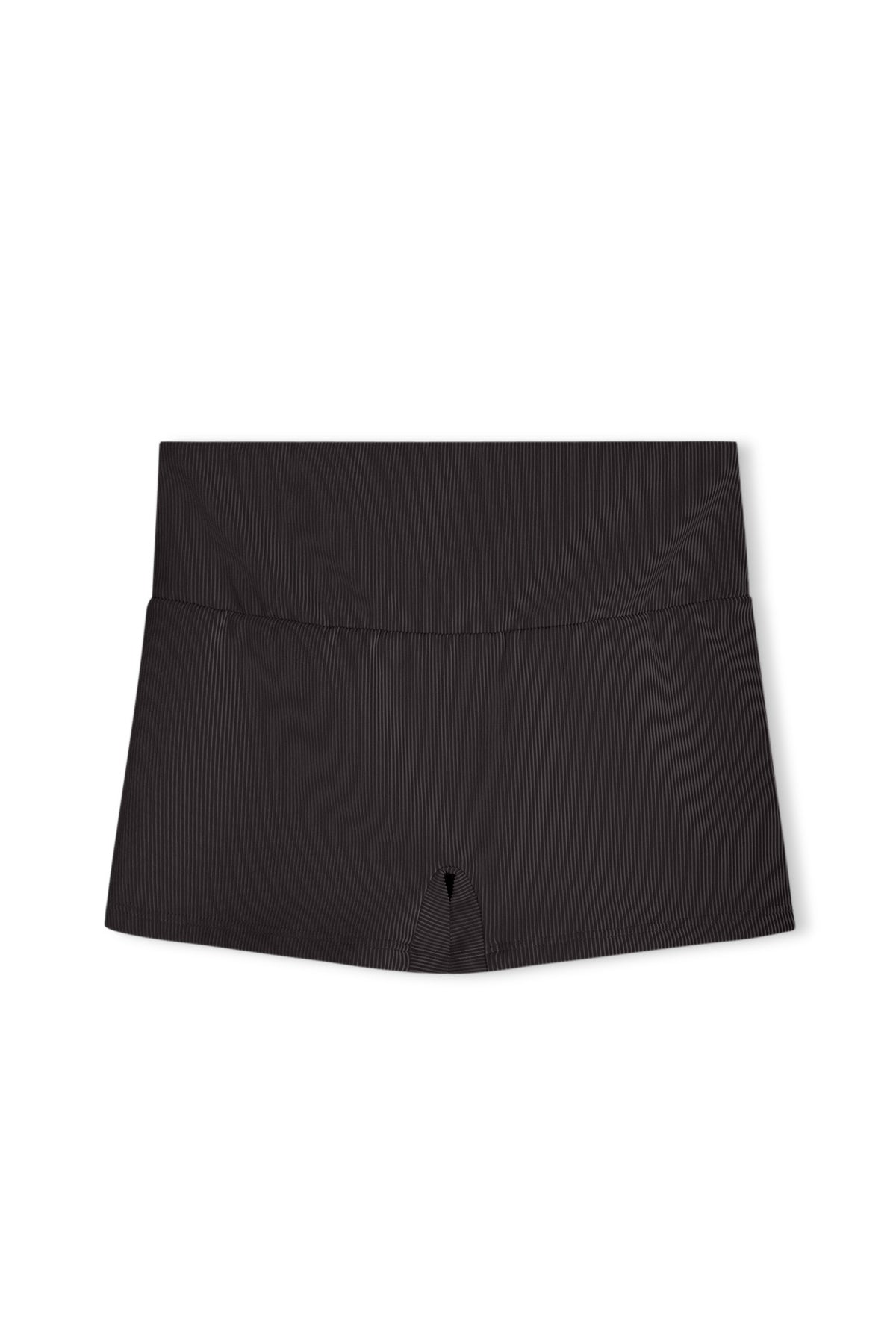 Signature Stripe Boy Short - Smoky Brown