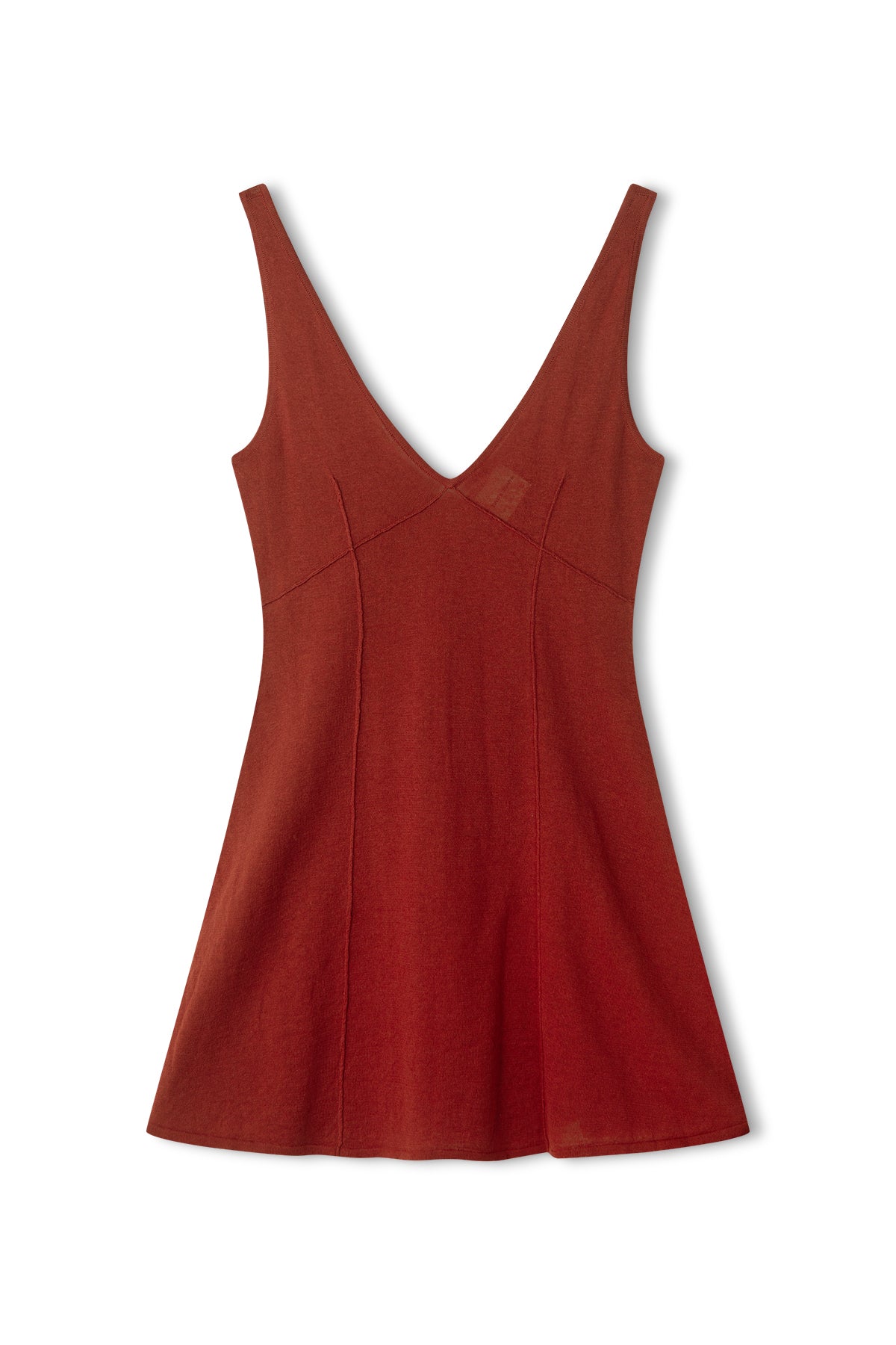 Mini Dress - Red Knit
