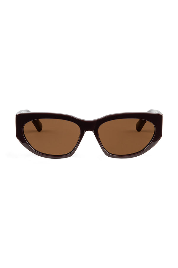 Zulu & Zephyr x Local Supply - Oval Sunglasses - Plum