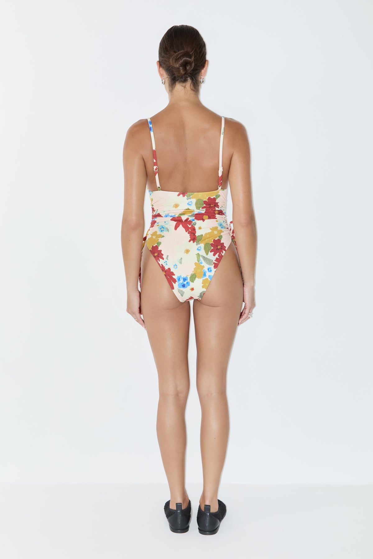 Gathered One Piece - Floral
