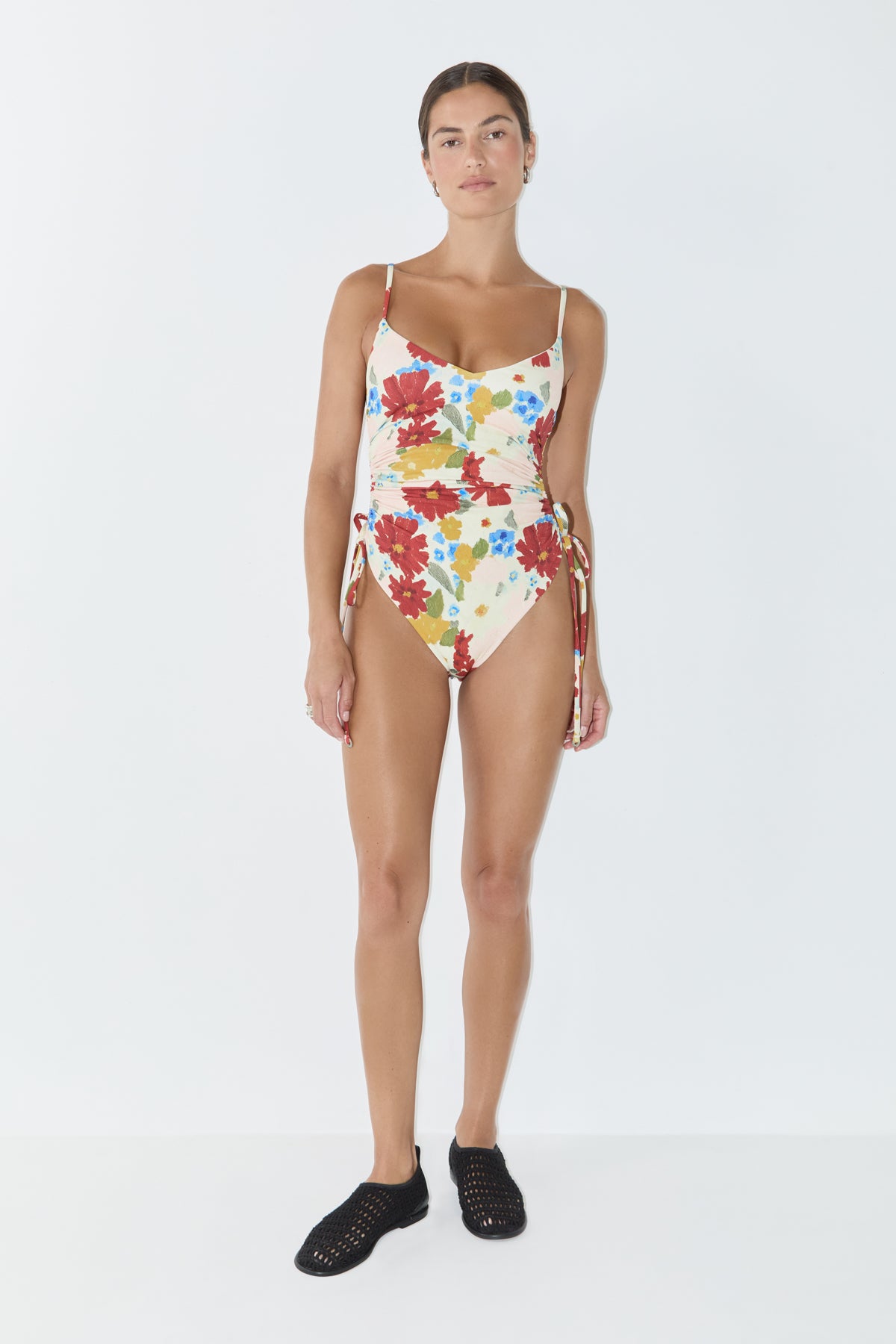 Gathered One Piece - Floral
