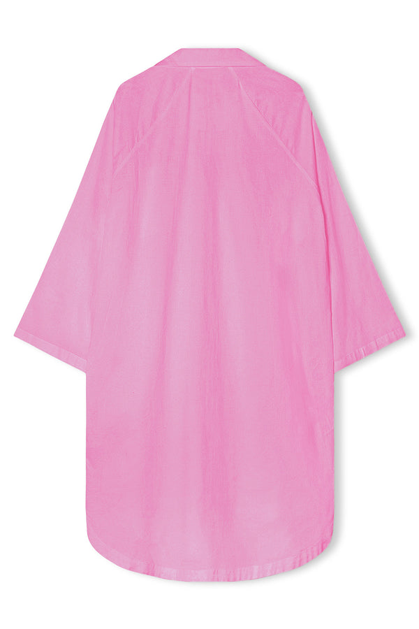 Signature Shirt Dress - Sea Pink